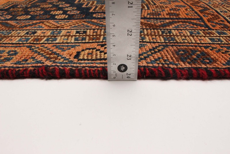 Vintage Traditional Hand-Knotted Area Rug 3'3" x 7'4" Oriental Wool Carpet gallery