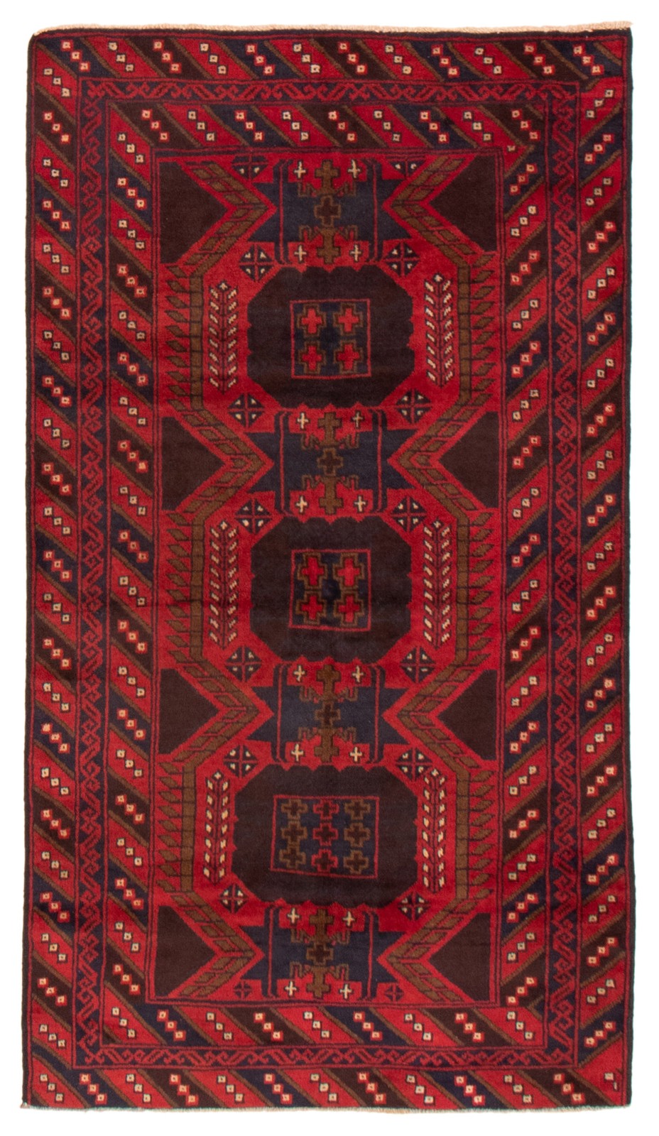 Traditional Vintage Hand-Knotted Oriental Carpet 3'9" x 6'1" Wool Area Rug gallery