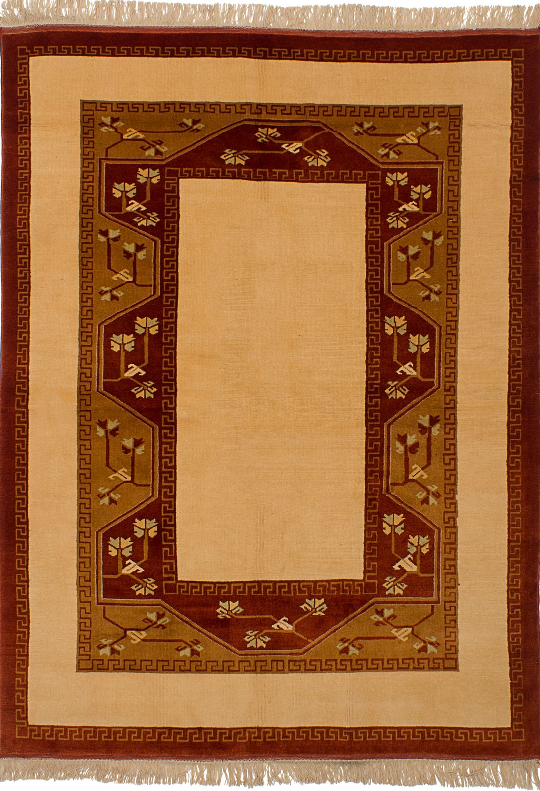 Traditional Vintage Hand-Knotted Carpet 5'9" x 8'6" Wool Area Rug gallery