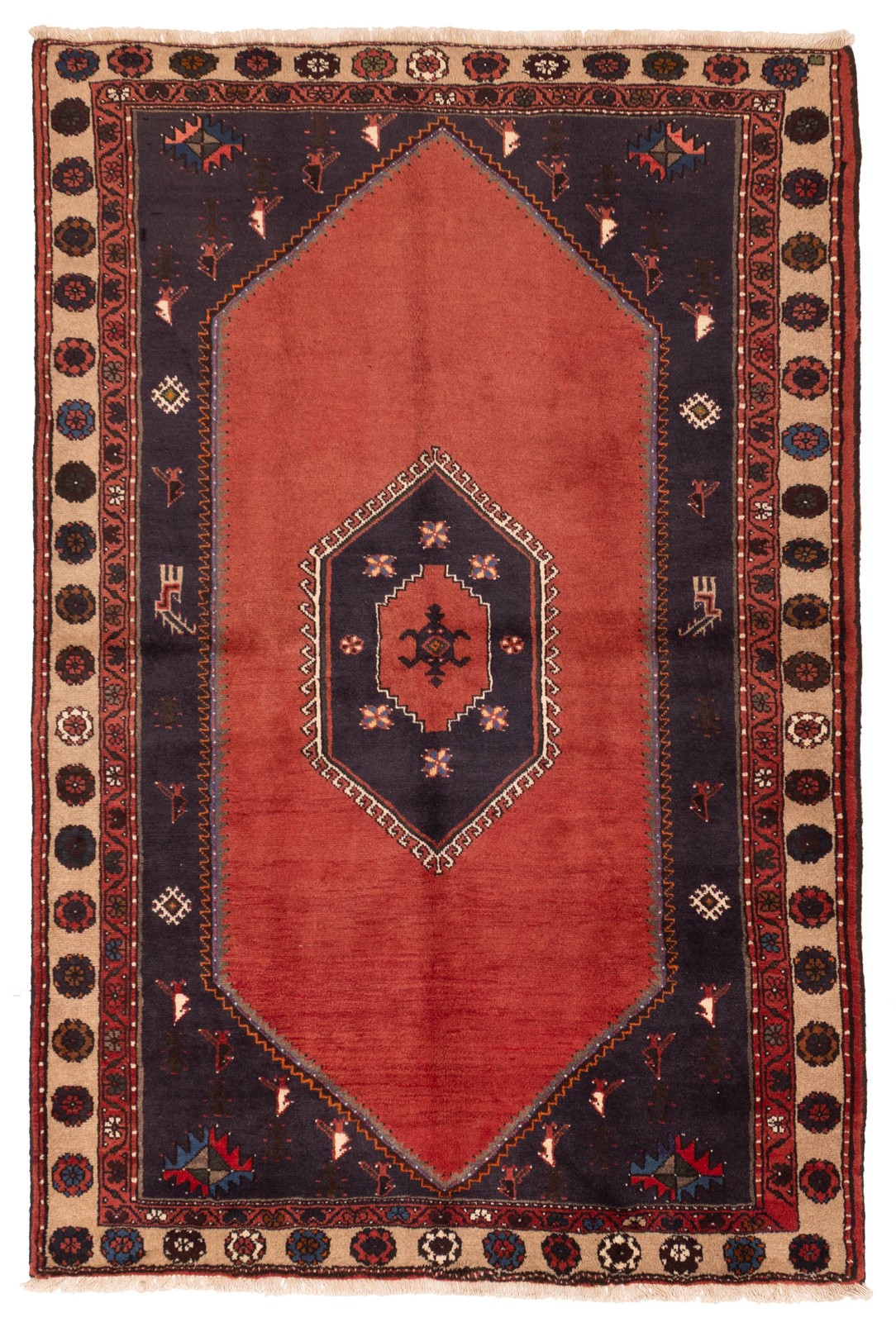 Traditional Vintage Hand-Knotted Area Rug 5'4" x 7'10" Oriental Wool Carpet gallery