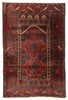 Vintage Hand-Knotted Area Rug 3'1" x 4'6" Traditional Oriental Wool Carpet gallery