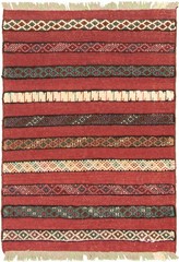 Traditional Vintage Hand-Knotted Area Rug 3’6″ x 5’0″ Oriental Wool Carpet