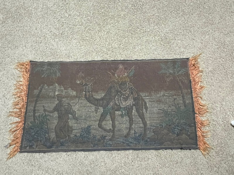 Vintage Middle Eastern Wall Tapestry gallery