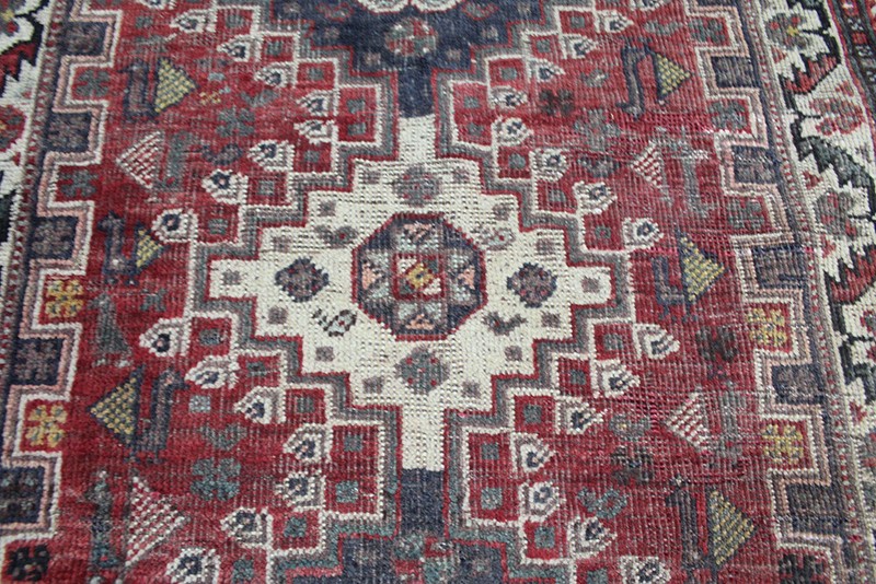 Antique Handmade Persian Tribal Runner 256 x 83 cm Hand Knotted Wool Runner gallery