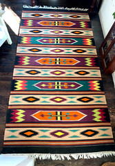 Gorgeous Vtg Colorful Geometric Room Sized Turkish Kilim? 5 ft 1 in by 9 ft 9 in