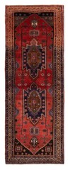 3’7″ x 9’5″ Vintage Hand-knotted Runner Rug Traditional Oriental Wool Carpet