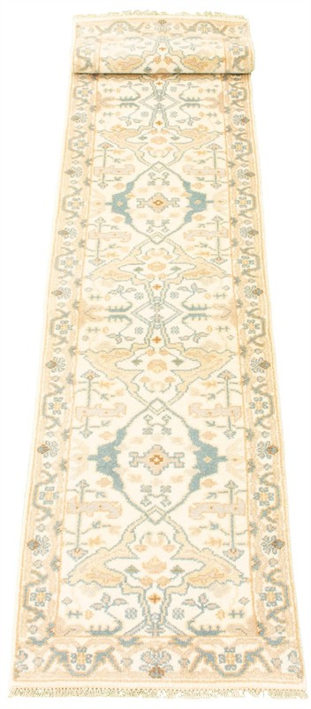 2'5" x 11'8" Vintage Hand-knotted Runner Rug Traditional Oriental Wool Carpet gallery