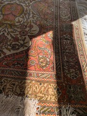 Antique Turkish Silk Hereke Rug 3×5 ft Excellent Condition