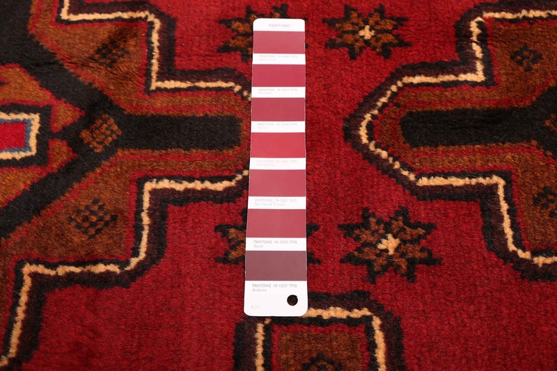 Vintage 3'7" x 6'7" Traditional Hand Knotted Vegetable Dye Wool Area Rug gallery