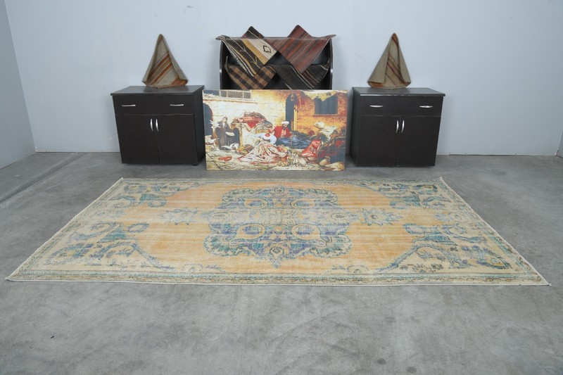 5x9 area rugs handmade neutral vintage turkish rug anatolia oriental carpet 699 gallery