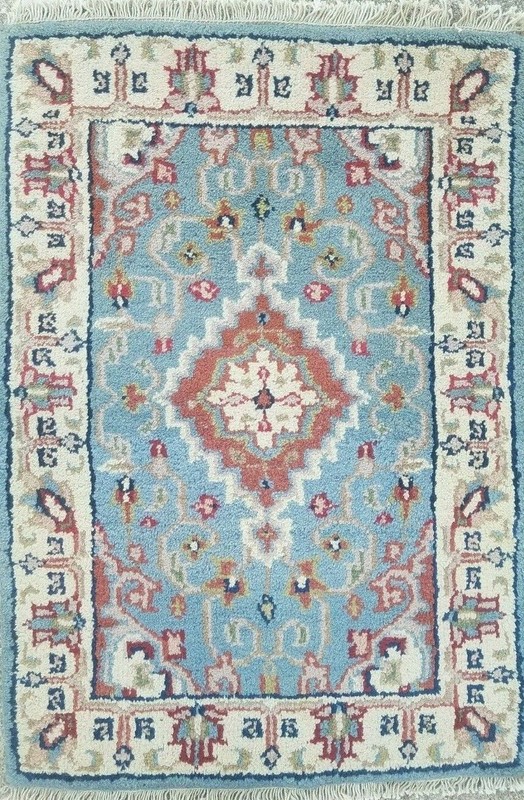 2X3* HAND-KNOTTED CAUCASIAN SUPER KAZAKH-OUSHAK TRIBAL CHOBI VINTAGE WOOL RUG gallery