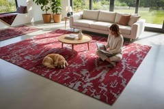 9’2 x 12 Contemporary Design Vintage Handmade Oriental Art Silk & Wool Area Rug