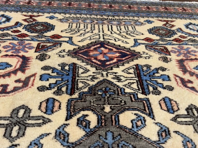 Veg. Dye S.Antique Hand Knotted Tribal Area Rug Geometric Carpet 3’9”x5’1”,#3077 gallery