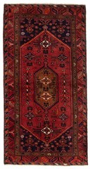 Vintage 3’5″ x 6’7″ Traditional Hand Knotted Vegetable Dye Wool Area Rug