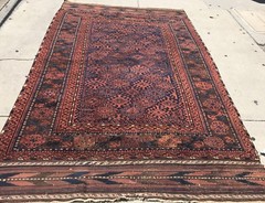 AN AWESOME UNUSUAL SIZE BALUCHSTAN RUG