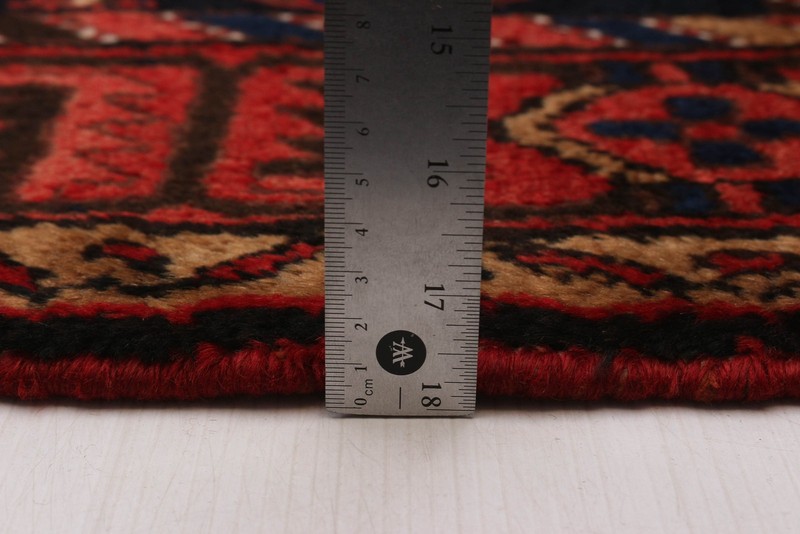 3'8" x 9'11" Vintage Hand-knotted Runner Rug Traditional Oriental Wool Carpet gallery