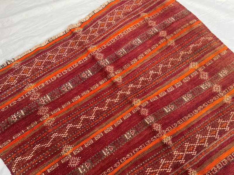COLLECTORS ITEM 9 X 4.5 ft Antique Maldari Beluch Nomad Full Embroidery Sistan R gallery
