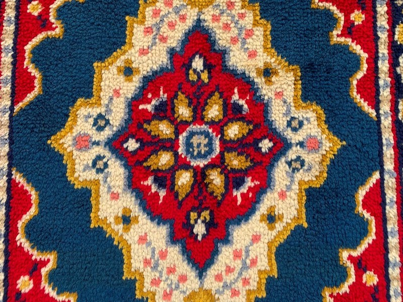 Vintage Mid-Century Scandinavian: Long-Pile Rya Shags, Traditional Rug (4x5 ft.) gallery