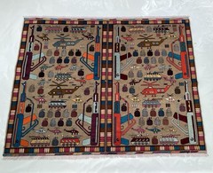 #633 Afghan War Rug War Rug Beautifully Made Wool Rug Handicrafts 180×235 Cm