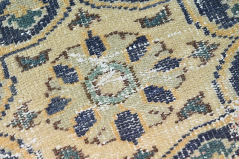 Vintage Turkish Runner Rug 3x10ft Wool Anatolian Handmade Hallway Oushak ORANGE gallery