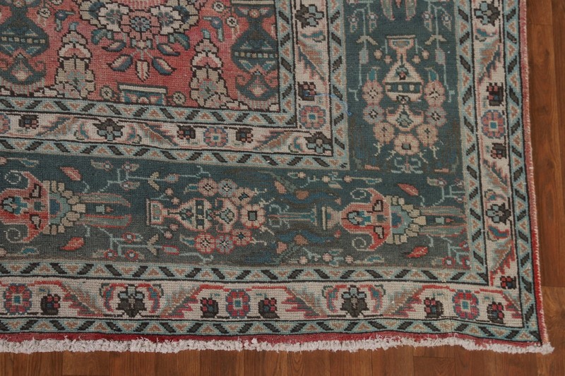 Over-Dyed Pink Traditional Area Rug 10x13 Hand-knotted Wool for Living Room gallery