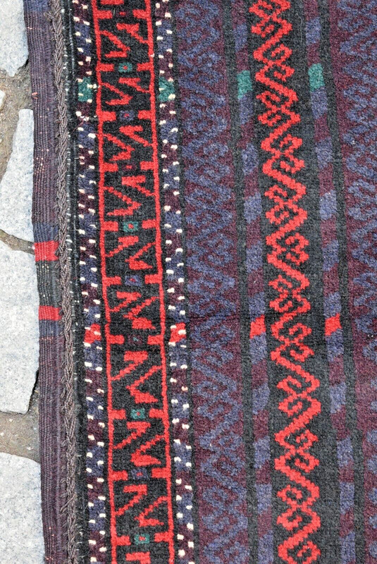 Antique Tribal Rug 22'' x 45'' Afghan Collector's Item Tribal Yastik Wool Rug gallery