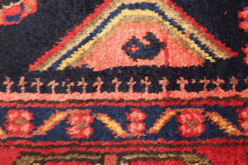Vintage Hand-Knotted Area Rug 4'5" x 6'10" Traditional Oriental Wool Carpet gallery