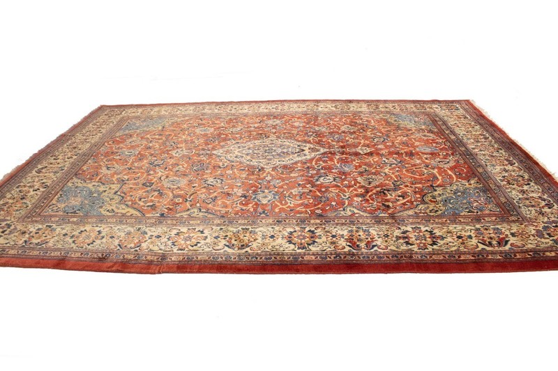 10X14 Floral Classic Oriental Rug Hand-Knotted Wool Dining Room Carpet 9'9X13'6 gallery