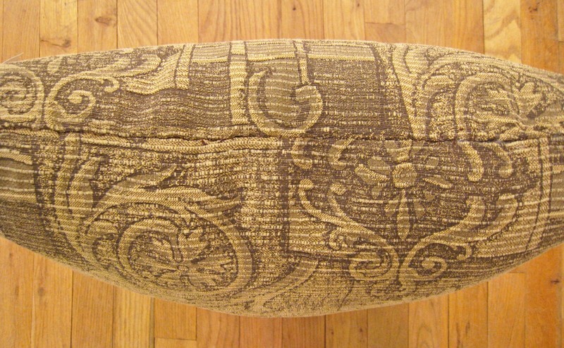 Vintage Floro-Geometric Fabric Pillow; Size 1'8” x 1'6” with FREE SHIPPING! gallery