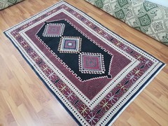 Antique Turkish Oushak Rug 4×7 Handmade Wool Anatolian Carpet Vintage Area Rug V