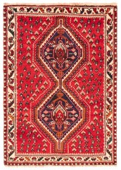 Vintage 3’6″ x 4’11” Traditional Hand Knotted Vegetable Dye Wool Area Rug