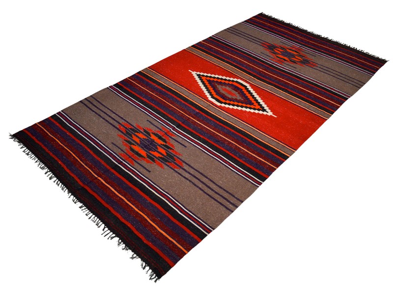 5x9 ft Rug Couch Cover Handmade Native American Style Turkish Kilim Area Rug gallery