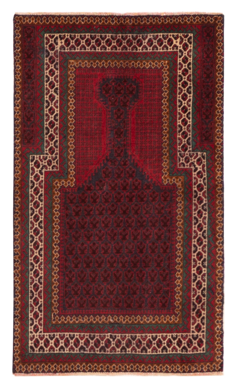 Vintage 2'6" x 4'4" Traditional Hand Knotted Vegetable Dye Wool Area Rug gallery