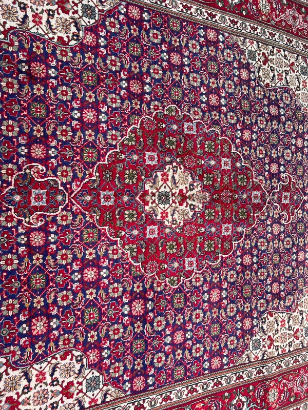 Antique 1900s Hand-Knotted Ardebil Rug | Low Pile Oversized Caucasian Style Rug gallery