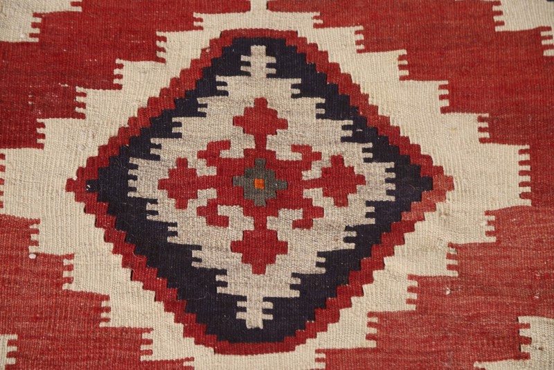 Vegetable Dye Kilim Reversible 13 ft. Runner Rug 4x13 Flatweave Carpet gallery