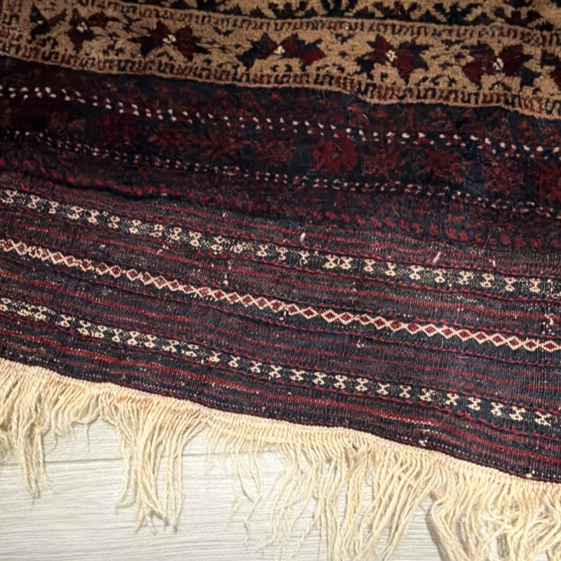 Authentic antique handmade tribal rug gallery