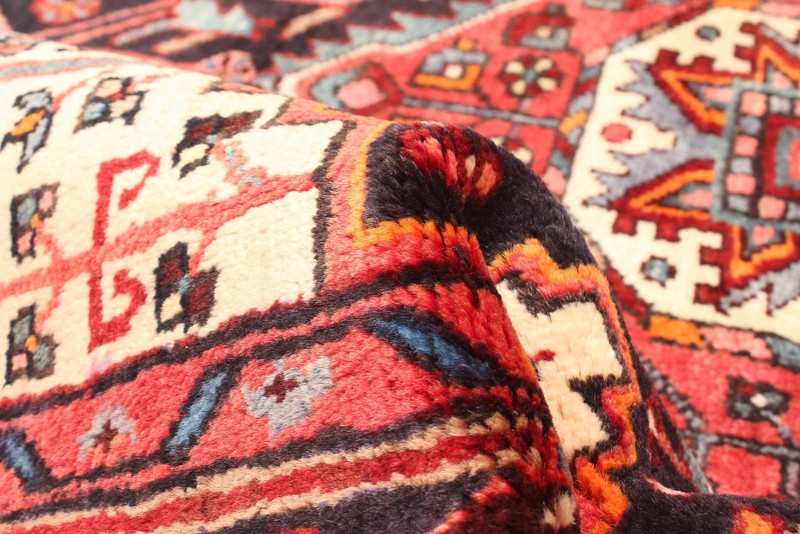 Vintage Hand-Knotted Area Rug 3'9" x 5'3" Traditional Wool Carpet gallery