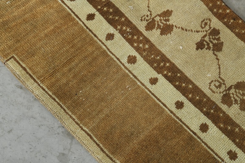 2x7 runner rug, handmade vintage turkish rug runner, small oushak rug,710 gallery