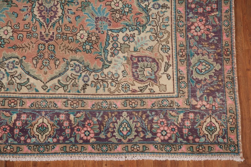 Vintage Distressed Traditional Area Rug 7x10 Ft Handmade Living Room Wool Carpet gallery