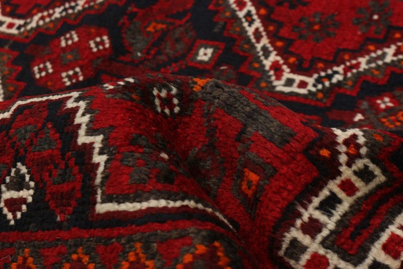 Vintage 3'7" x 5'4" Traditional Hand Knotted Vegetable Dye Wool Area Rug gallery