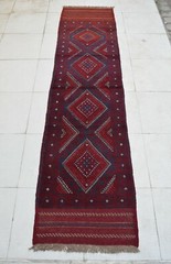 1’11 x 8 ft Handmade afghan tribal mushvani wool runner rug, persian runner rug