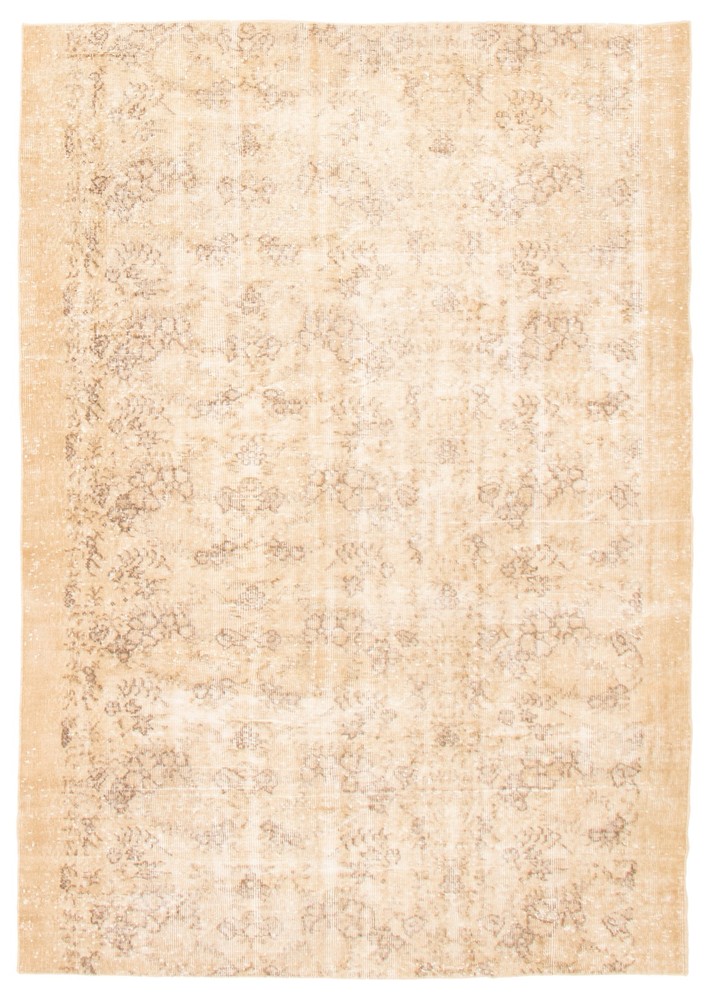 Vintage Hand-Knotted Area Rug 5'11" x 8'6" Traditional Wool Carpet