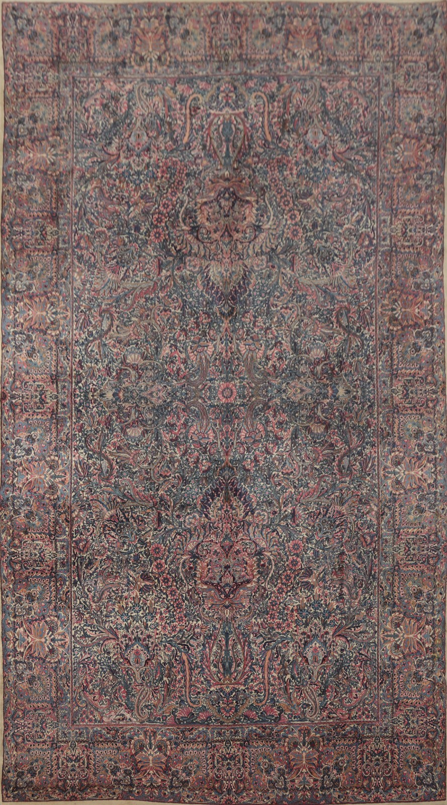 Vegetable Dye Floral Traditional Large Rug 9x15 Wool Hand-made Room Size Carpet gallery