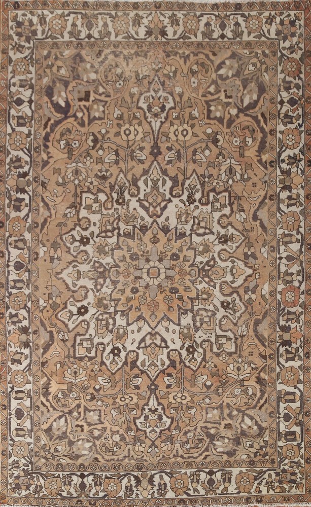 Geometric Traditional Area Rug 7x10 ft Hand-knotted Wool Evenly Low Pile