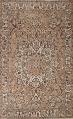 Geometric Traditional Area Rug 7×10 ft Hand-knotted Wool Evenly Low Pile