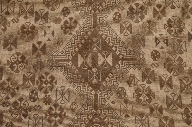 Antique Muted Distressed Hand-knotted Traditional Evenly Low Pile Area Rug 7x9 gallery