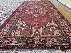 3.6 X6.9 ANTIQUE SERAPI HERIZ VEG DYE QUALITY TURKISH VINTAGE Hand Knotted