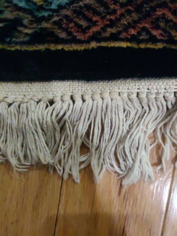 Pakistan Bokhara Rug Excellent condition Mori Weave Navy and Tan Colors gallery