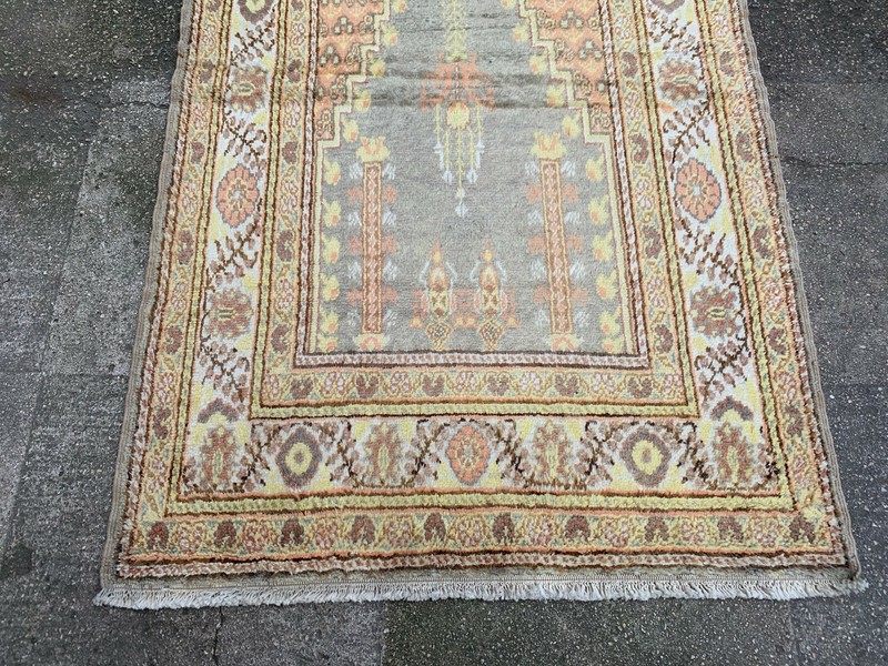 2'11'' x 4'8'' Vintage Natural Rug Village Rug Handmade Carpet.SKU:F944 gallery