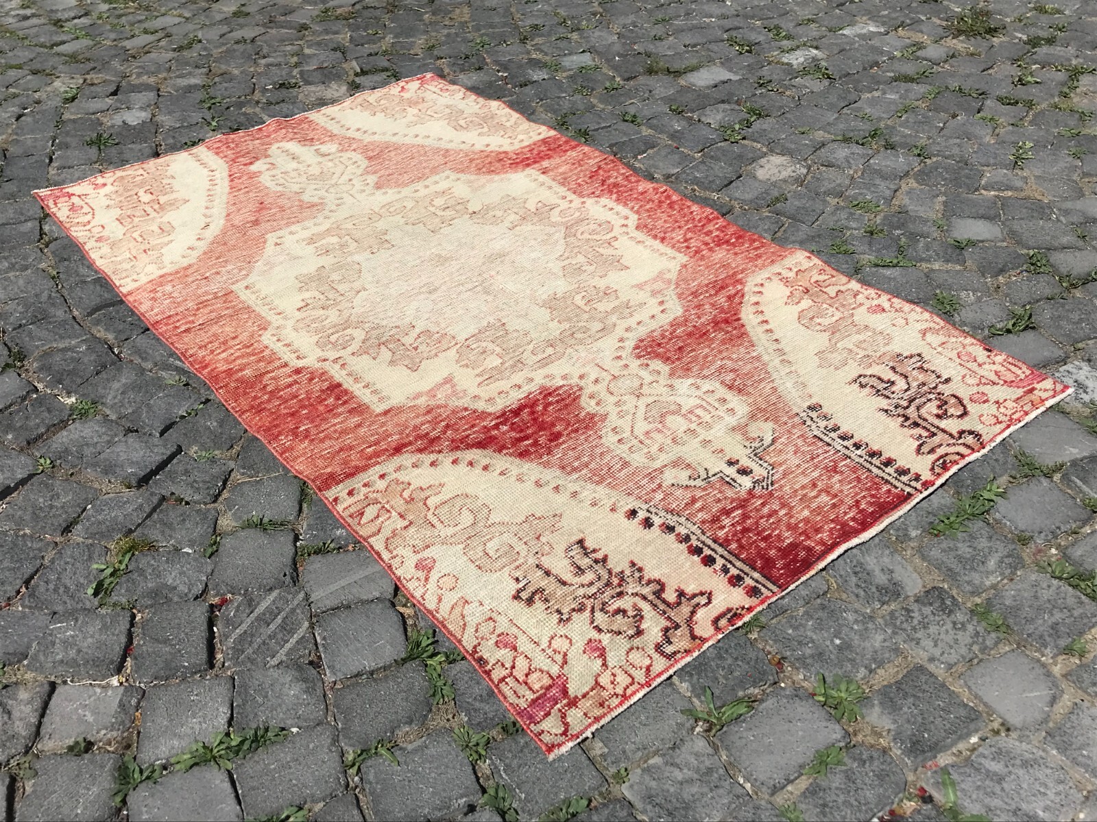 Handmade Rug Turkish Area Rug Vintage Rug Oushak Rug Antique Rug Bohemian Rug gallery